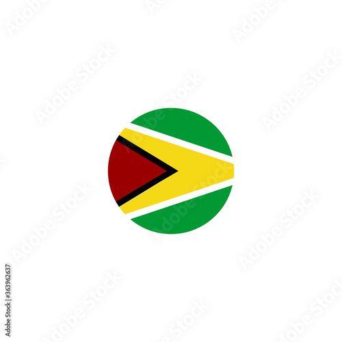 Free Download Guyana flags icon vector design symbol of country - GFXLoad