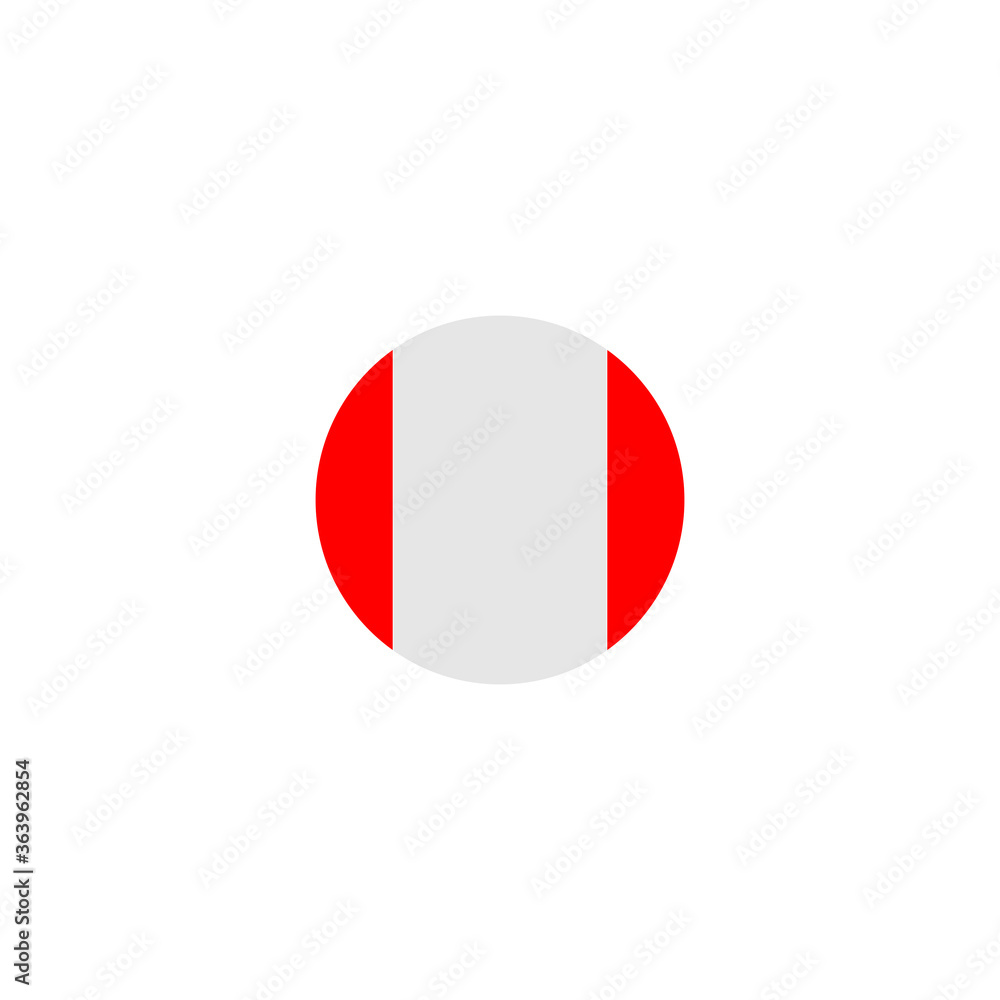 peru flags icon vector design symbol of country peru flags icon vector design symbol of country