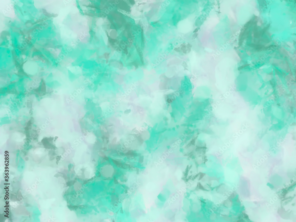light turquoise watercolor acrylic pastel abstract background