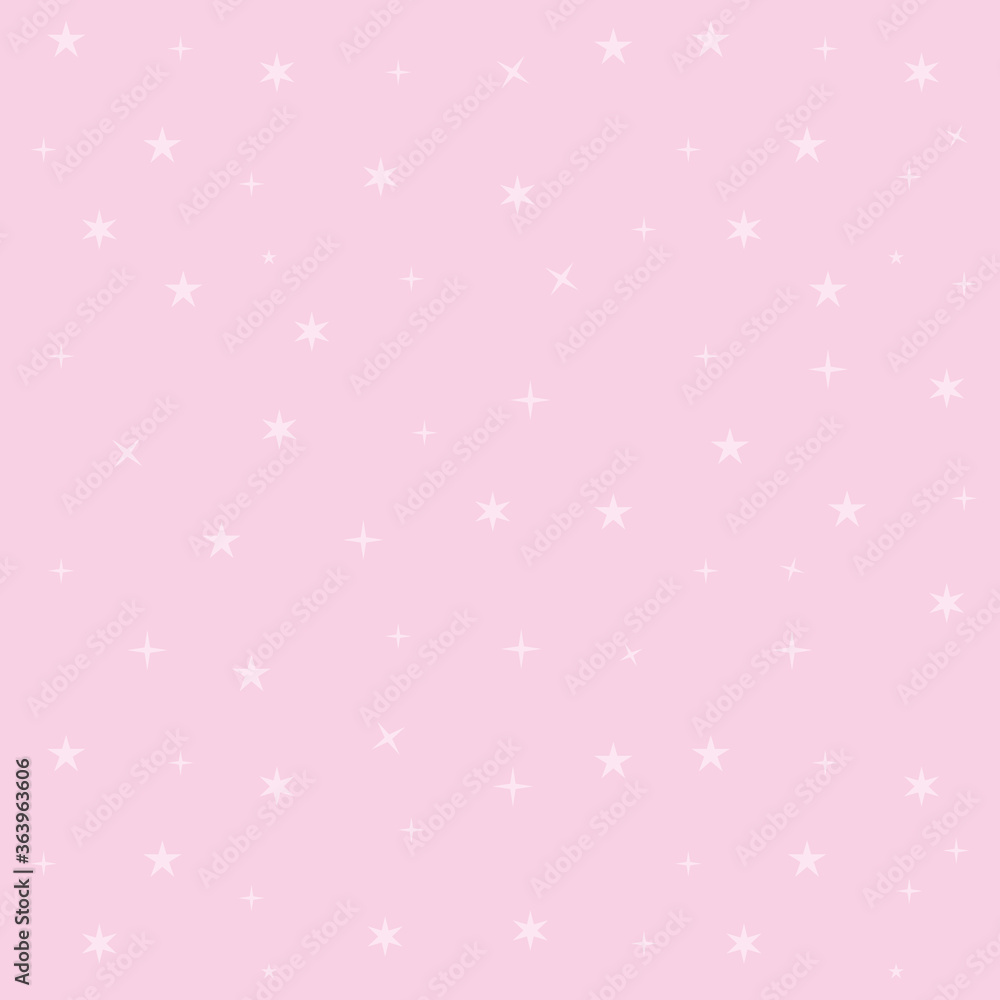 Pink starry background, Abstract texture art wallpaper template and decoration theme Vector illustration
