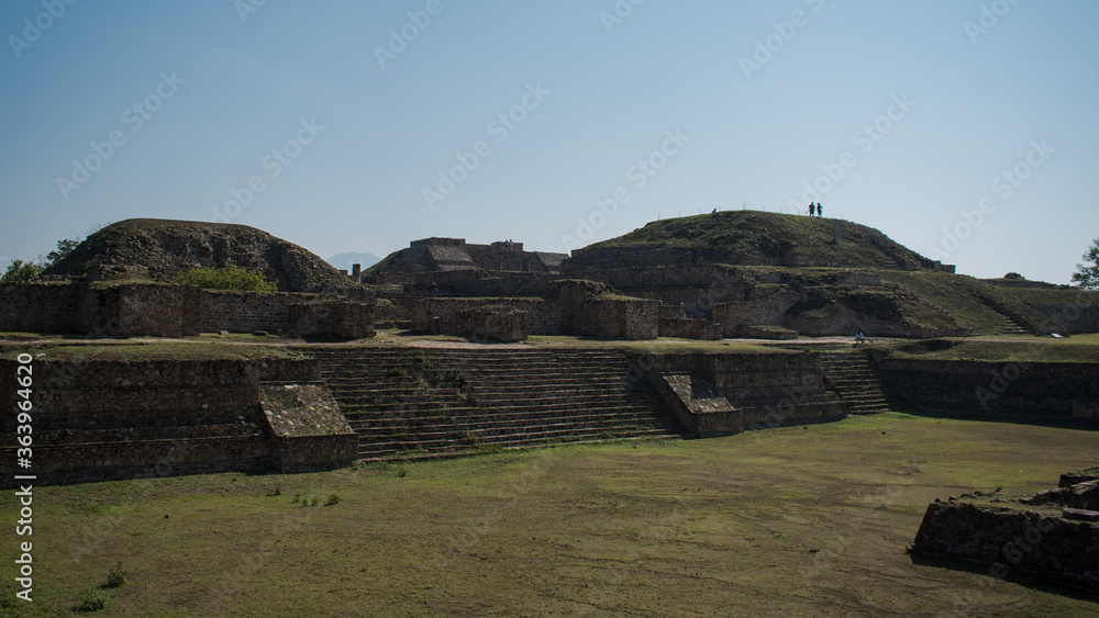ruinas, en méxico, pirámides mitla