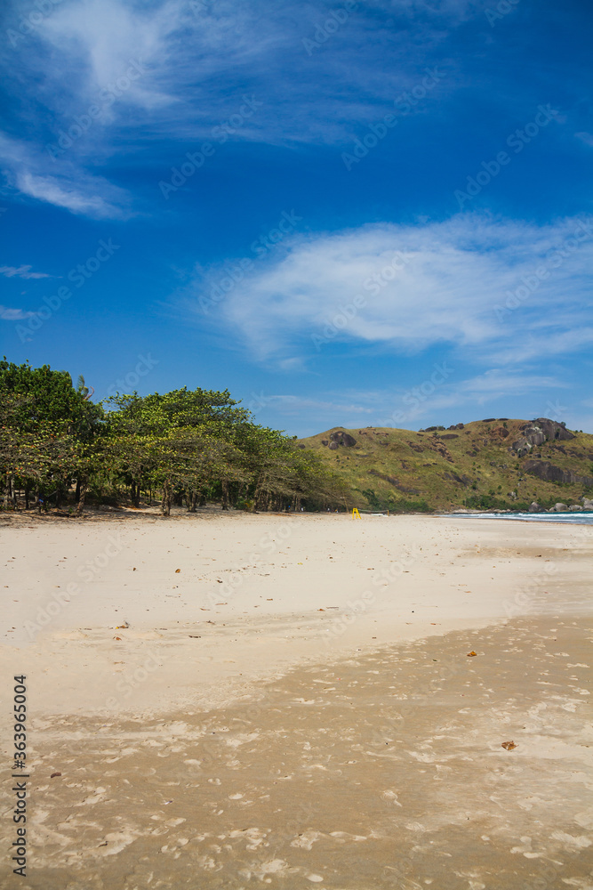 Brazilian beach during summer
