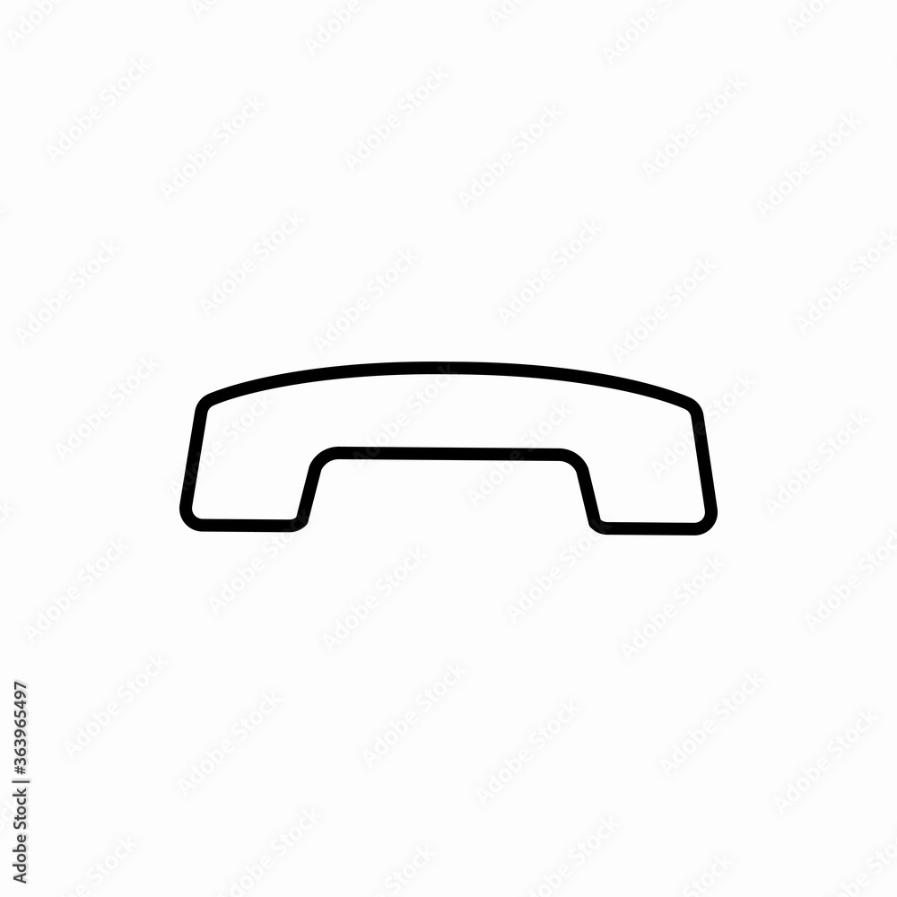 Outline hang up icon.Hang up vector illustration. Symbol for web and mobile Outline hang up icon.Hang up vector illustration. Symbol for web and mobile