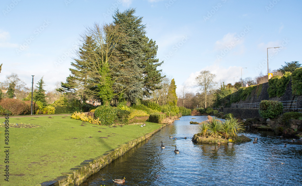 Public pleasure gardens in Belper, Derbyshire, UK Public pleasure gardens in Belper, Derbyshire, UK