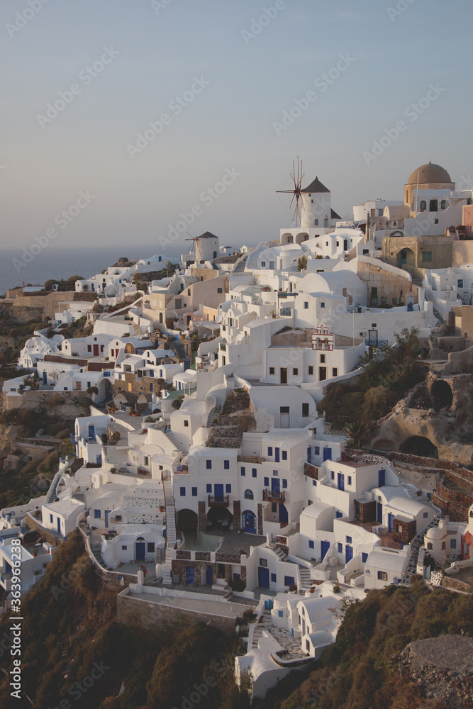 Fototapeta premium oia village santorini greece