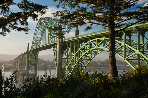 The Yaquina Bay Bridge at Newport on the Oregon coast. © Bob