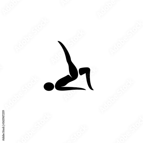 a simple Pilates logo / icon design