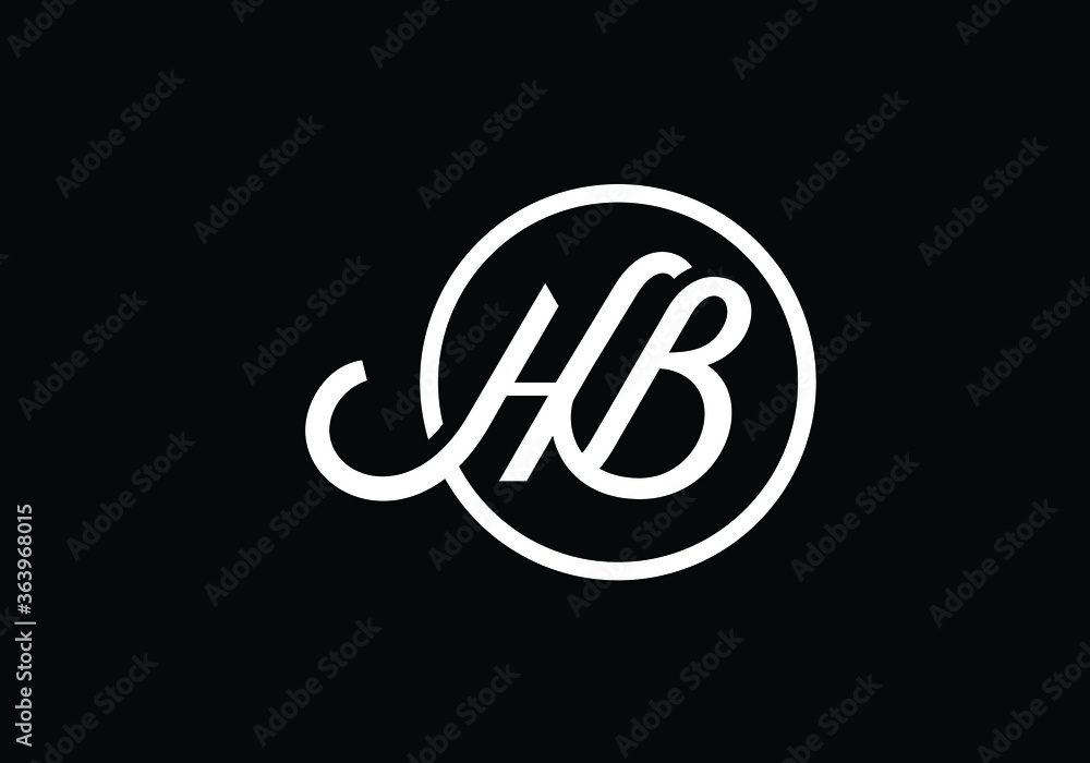 H B Initial Letter Logo design, Graphic Alphabet Symbol for Corporate Business Identity H B Initial Letter Logo design, Graphic Alphabet Symbol for Corporate Business Identity
