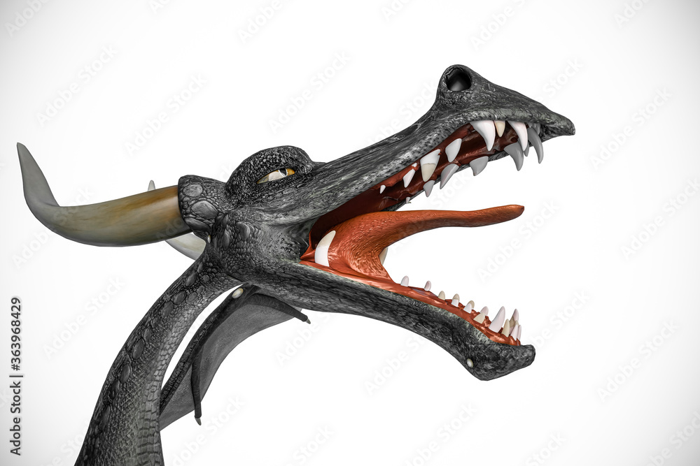 Fototapeta premium dragon cartoon close up