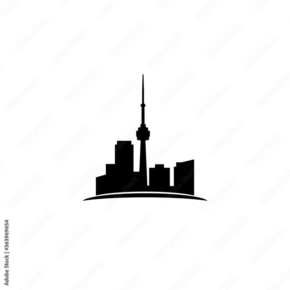 a Toronto Skyline logo / icon design
