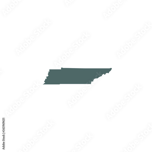 Tennessee Map logo / icon design