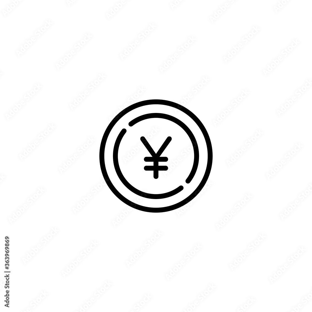 Yuan Sign logo / icon design Yuan Sign logo / icon design