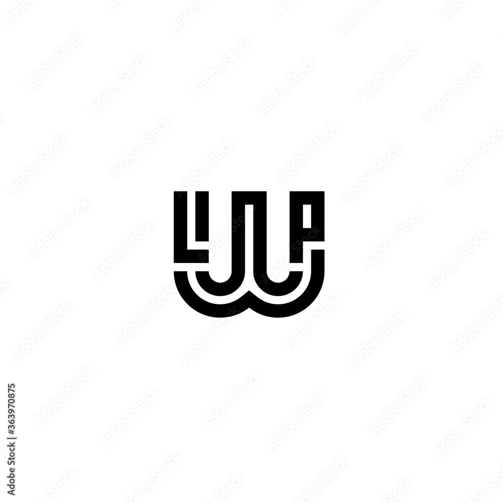 Letter WLP logo / icon design Letter WLP logo / icon design