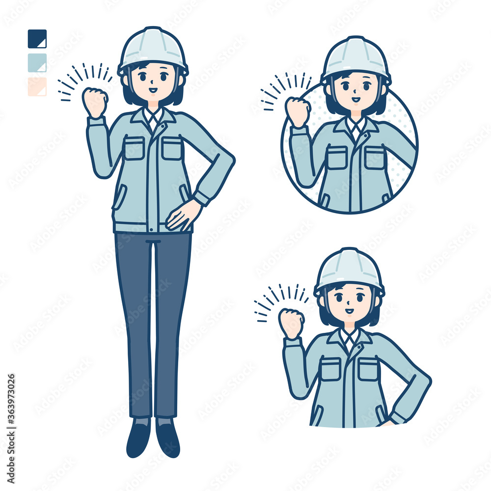 simple work wear woman_fist-pump simple work wear woman_fist-pump