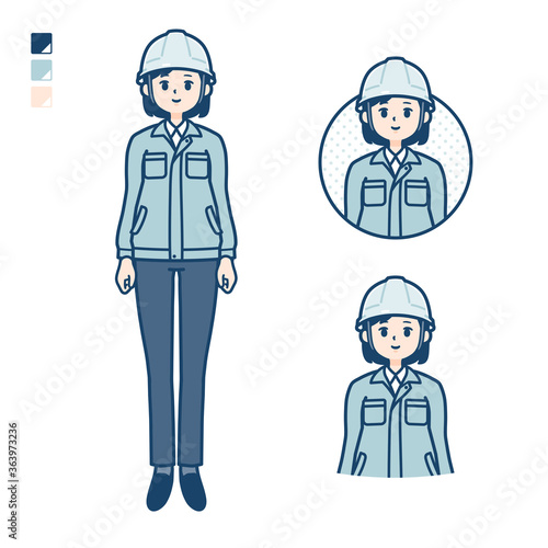 simple work wear woman_Smile
