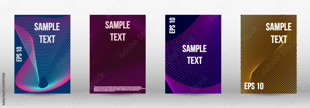 Geometric template with lines Geometric template with lines