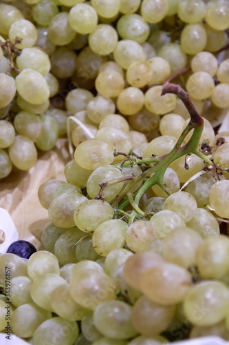Fruits et légumes primeur marché raisin