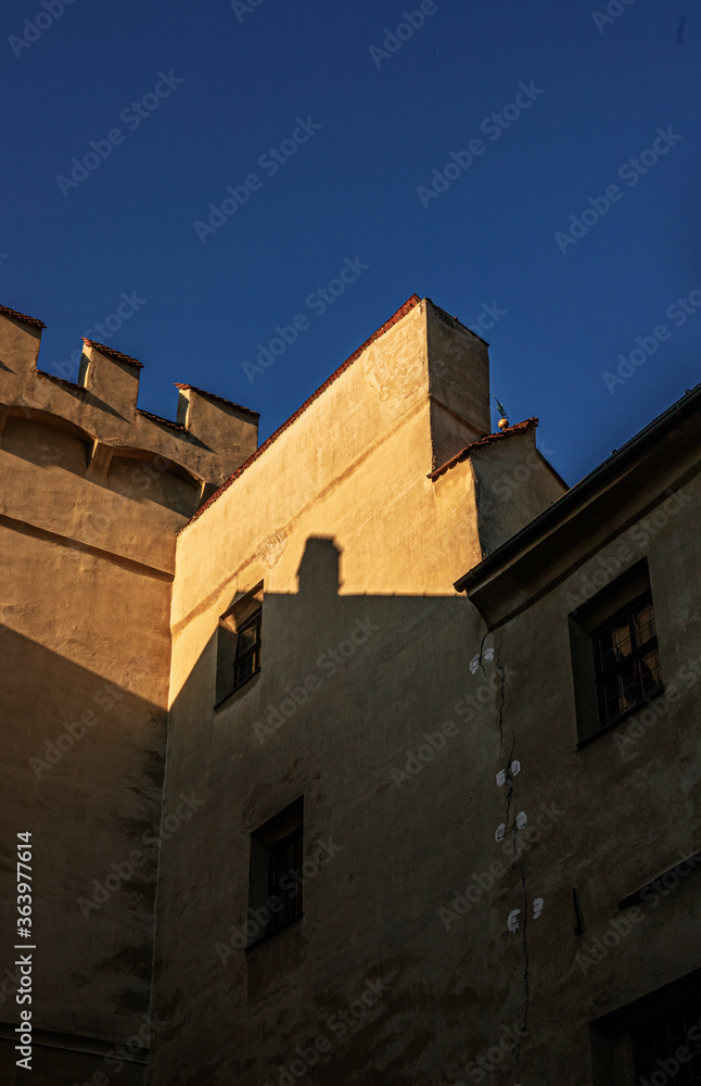 Fototapeta premium tower of the old castle.austria 2020
