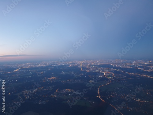 aerial view of the city © Nikolay