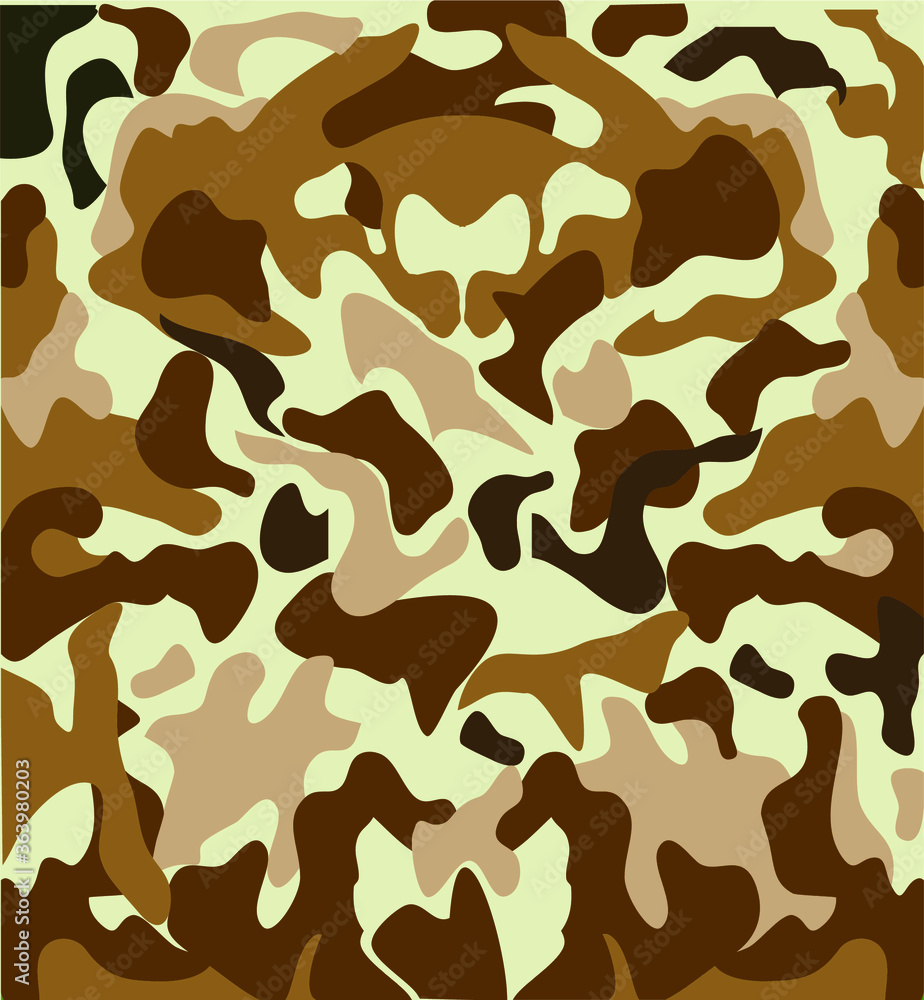 Fototapeta premium Military and sport camouflage seamless pattern. VECTOR. Suitable for printing