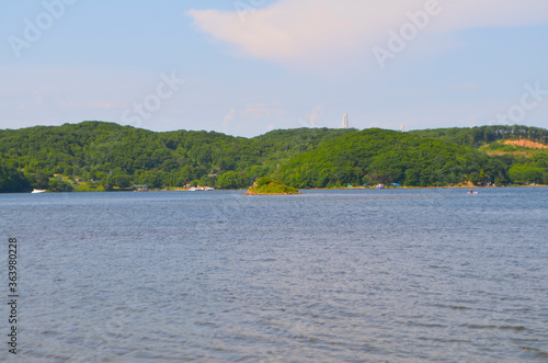 Papenberg Island on the territory of Russky Island, in Novik Bay. Russia, Vladivostok photo