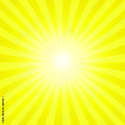 Sun rays, blurred abstract background for your own creations. Sunshine sky.
