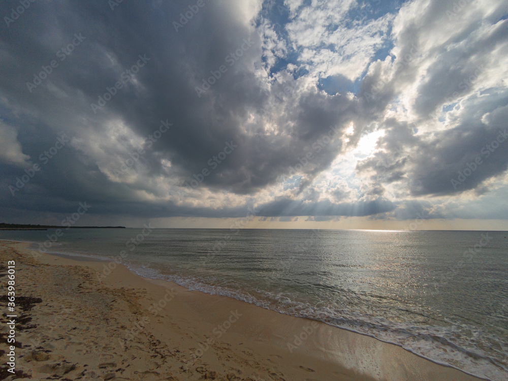 Obraz premium Playa del Caribe in Playa del Carmen, Mexico