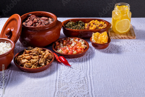 Feijoada, the Brazilian cuisine tradition and typical food