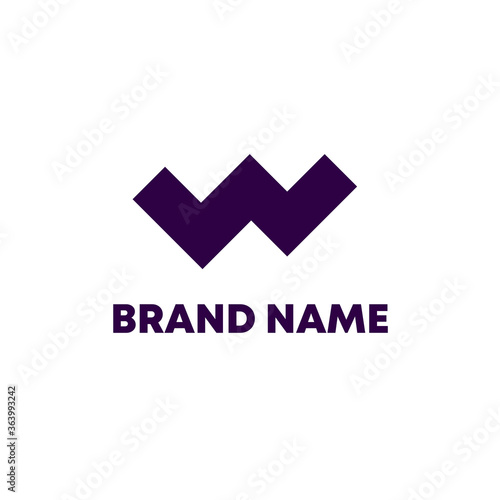w logo