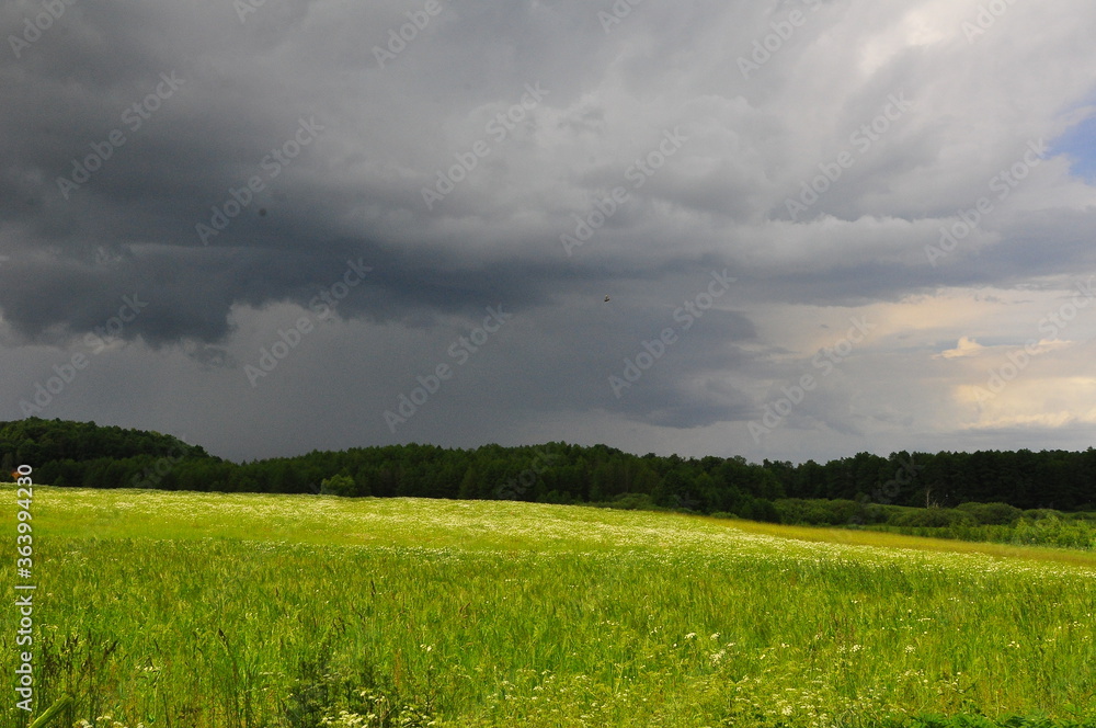 Obraz premium Polska - Mazury - Warmia. Krajobraz.