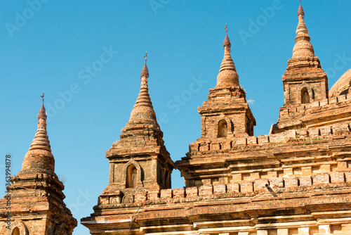Sitanagyi Hpaya Temple at Bagan Archaeological Area and Monuments. a famous Buddhist ruins in Bagan  Mandalay Region  Myanmar.