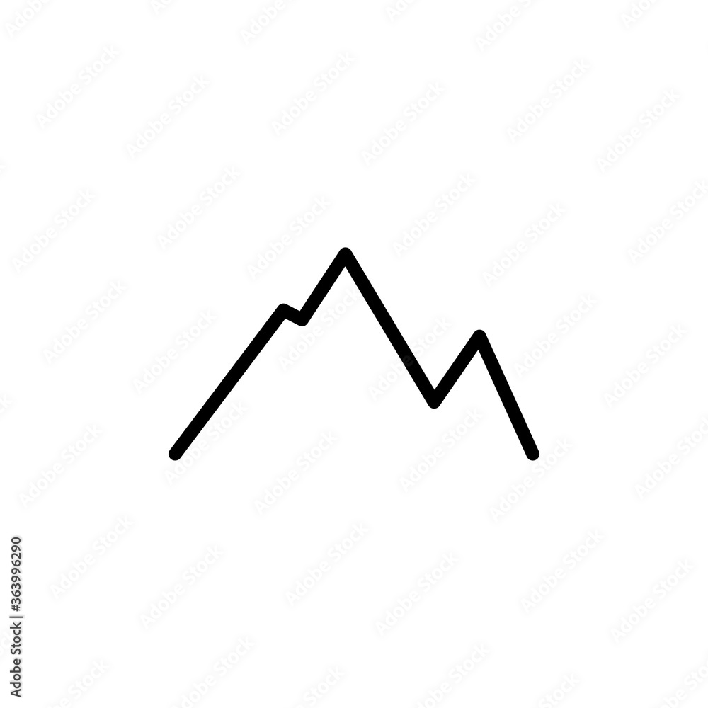 mountain line vector graphic design illustration mountain line vector graphic design illustration