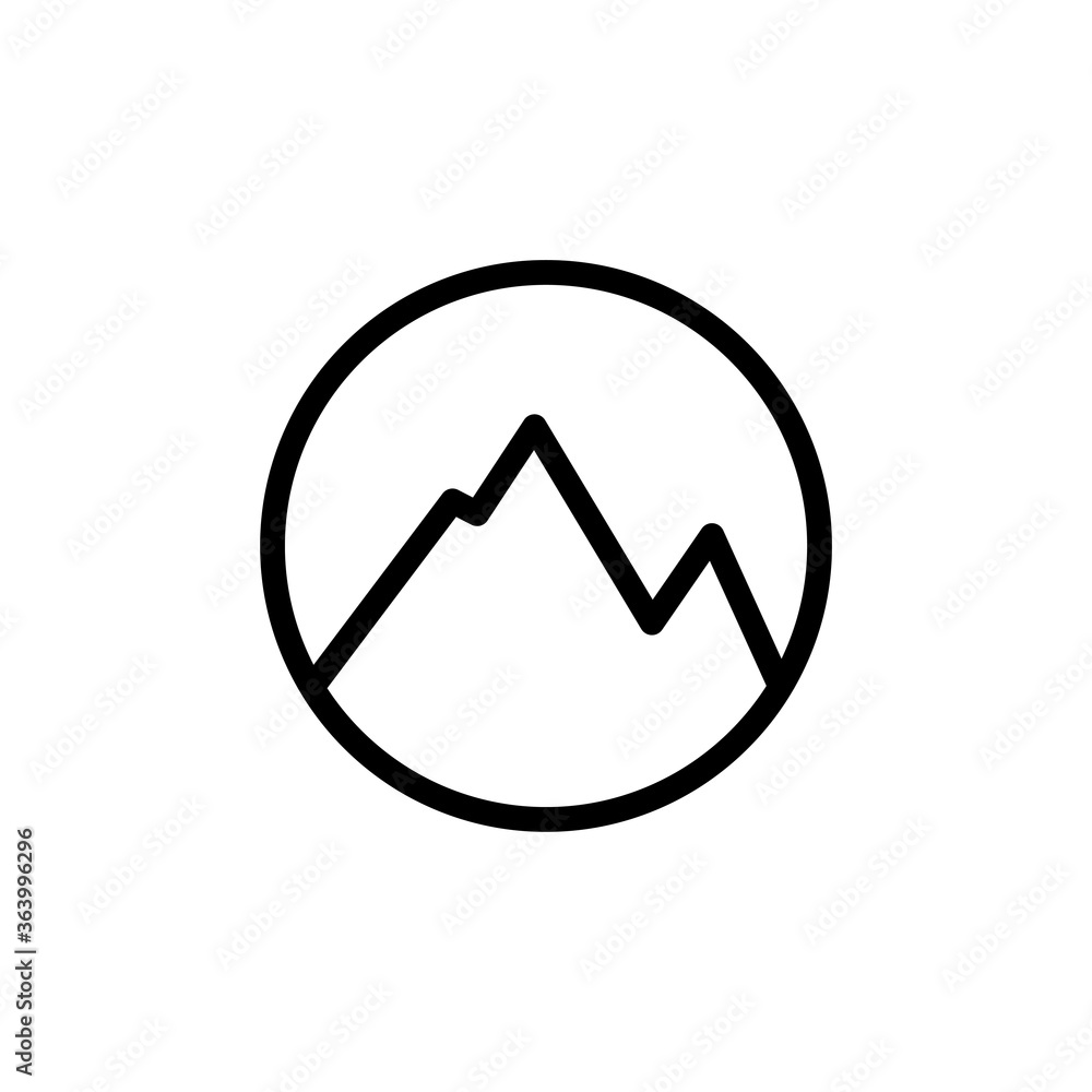 mountain line vector graphic design illustration mountain line vector graphic design illustration