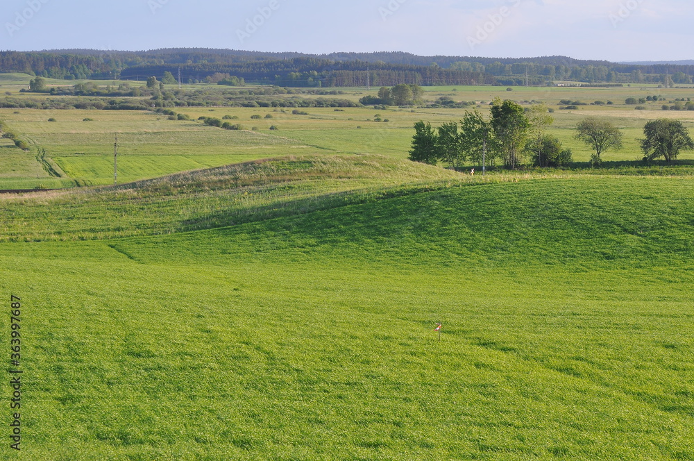 Polska - Mazury - Warmia. Krajobraz.