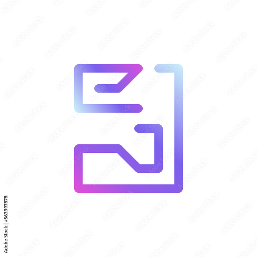 letter j logo design. gradient logo. tech monogram letter logo design letter j logo design. gradient logo. tech monogram letter logo design