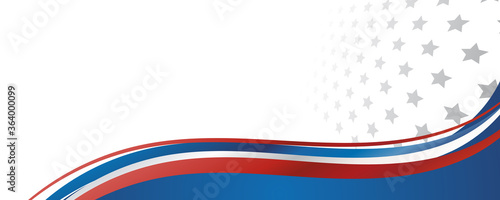 Background with USA painted flag