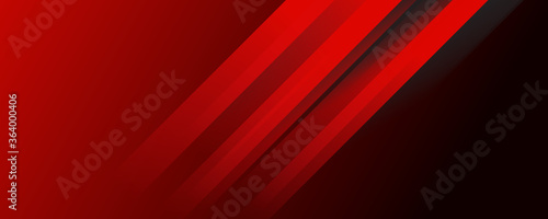 Red abstract background for wide banner