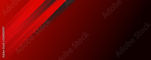 Red abstract background for wide banner