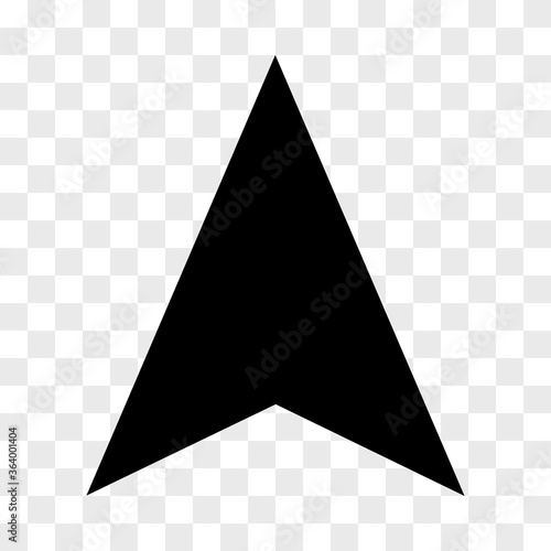 Arrow pointer internet cursor icon in checkerboard BG v3. Internet flat icon symbol for applications.