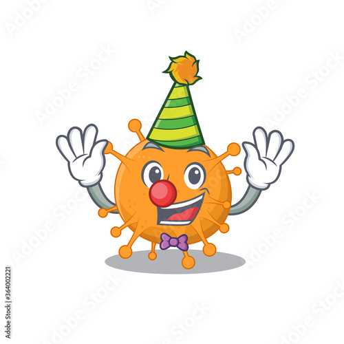 smiley clown anaplasma cartoon character design concept