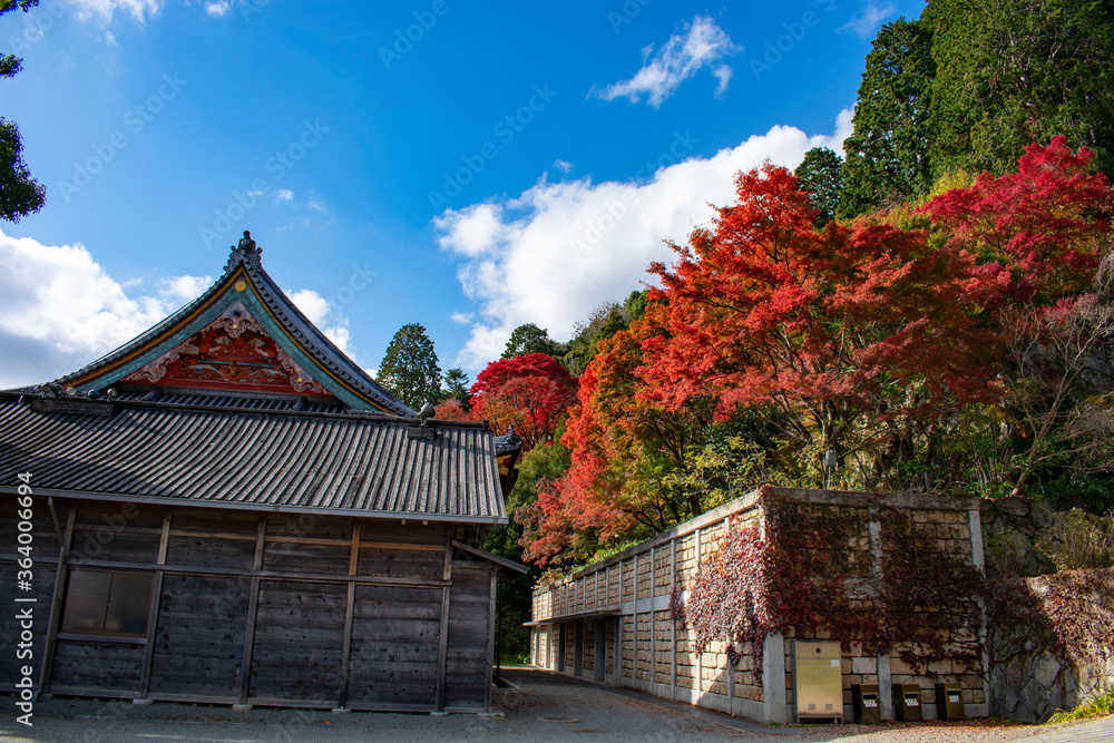 紅葉の勝尾寺 紅葉の勝尾寺