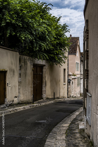 Narrow street in the old town of Chartres France © shige_u
