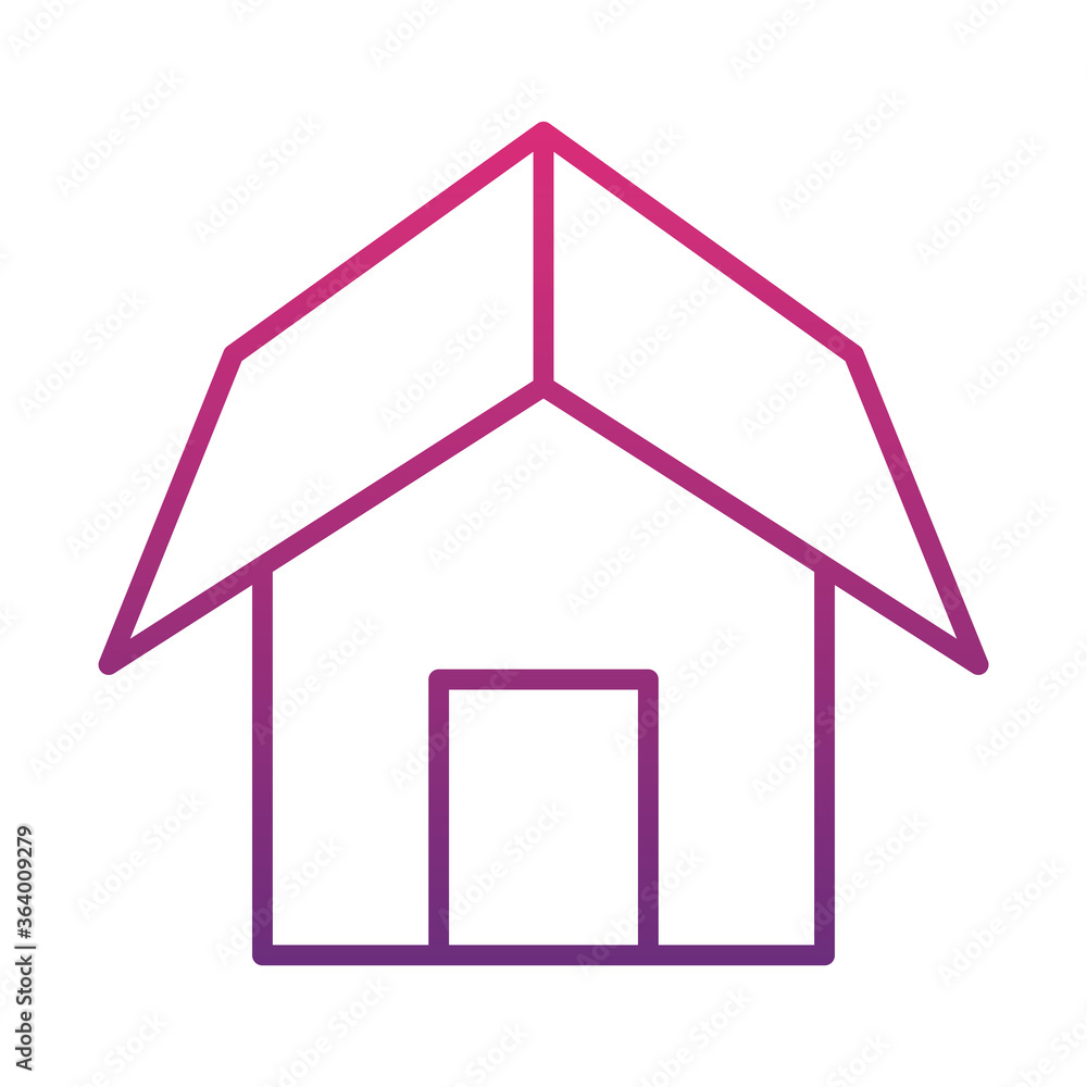 house icon image, gradient style house icon image, gradient style