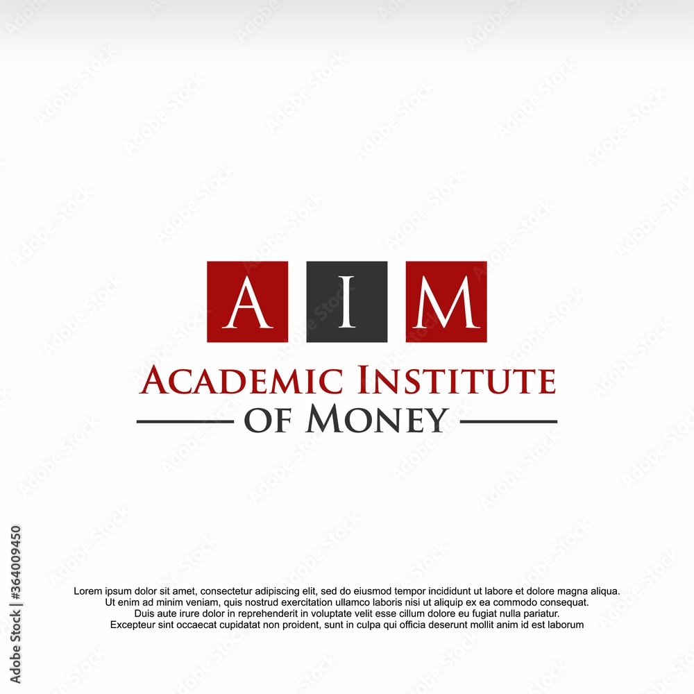 initial letter a,i&m logo vector