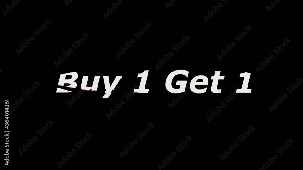 Sale promotion message with glitch effect animation for sale promotion advertising Sale promotion message with glitch effect animation for sale promotion advertising