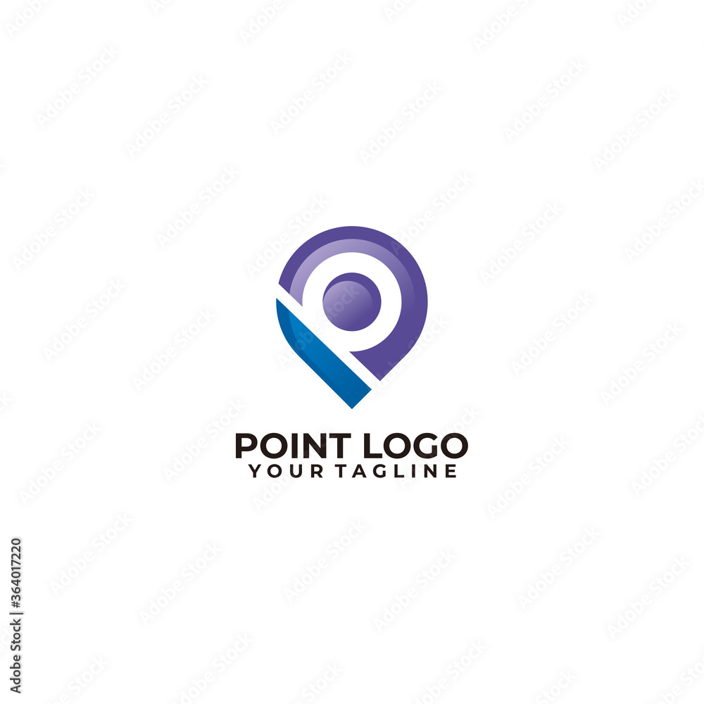 point logo icon vector isolated point logo icon vector isolated