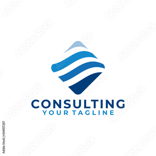 consulting logo icon vector isolated