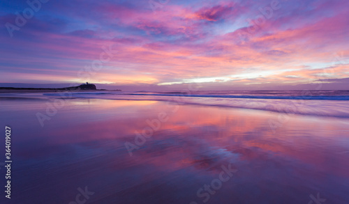 Nobbys Beach - Amazing Sunrise. Nobbys Beach is a famous inner city beach in Australia's second oldest city - Newcastle.