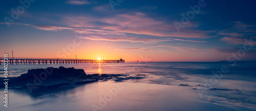 Sunrise at Point Lonsdale Jetty, Victoria photo