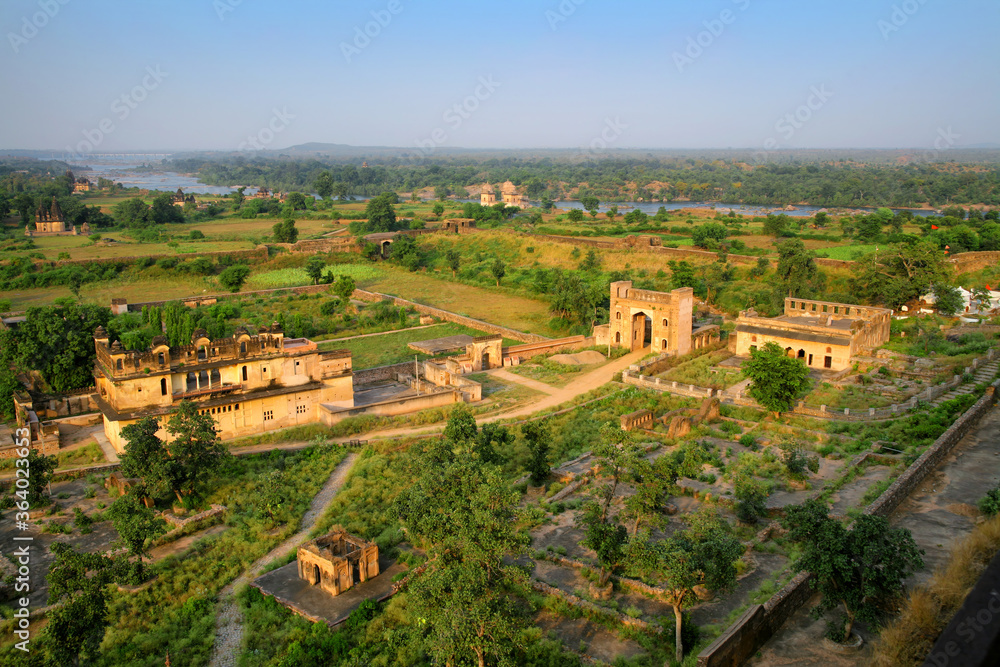 View of Rai Praveen Mahal, Orchha, Madhya Pradesh.